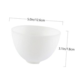 FOMIYES 6pcs Mask Bowl Masks Tint Remover Tableware Mixing Bowls Reusable Clay Mask Applicator Eye Cooling Mask Dinnerware Micro Facial Devices Instant Ramen Noodle Bowl White