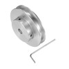 sourcing map Single Groove Pulley 6 mm Fixed Bore 60