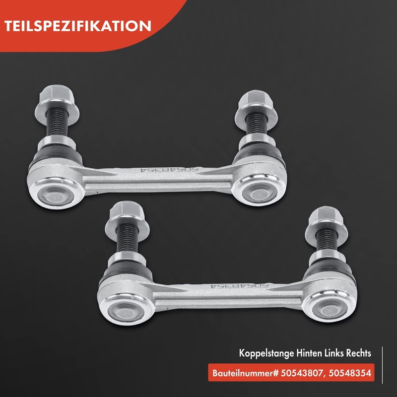 Frankberg 2 x Coupling Rod Rear Axle Left Right Compatible