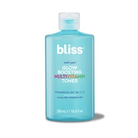 Bliss Well Yes! Glow Boosting Multivitamin Toner | Restores Skin’s Natural Balance | with Vitamins B3, B5, B6, C & E | Clean | Paraben Free | Cruelty-Free | Vegan | 10 fl oz