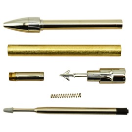 Penn State Industries PKLINERCH Jet Airliner Twist Ballpoint Pen Kit Woodturning Project (Chrome)