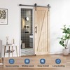 EaseLife 5FT Sliding Barn Door Hardware Track Kit & Handle,Big