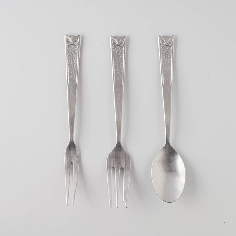 Tsubamesanjo Owl Pick Fork, Silver