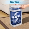 TIPGO Bathroom Trash Can with Lid, 10 Liter/ 2.6 Gallon
