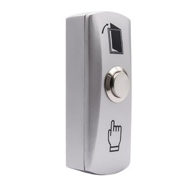 mxuteuk Door Access Control System Momentary Push Button Switch Zinc Alloy Panel Door Exit Button Push DC12V 3A G020-CF
