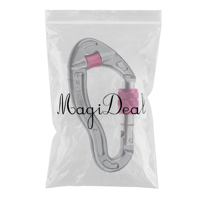 Sharplace Screw, Mountaineering, Carabiner, 25kn, Red