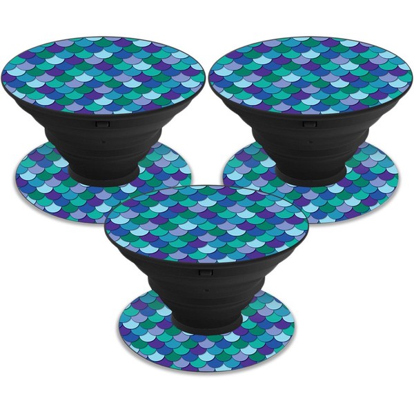 MightySkins Skin Compatible with PopSocket PopSocket - Blue Scales |