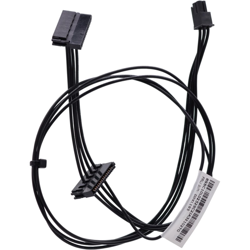 Deal4GO 55cm Mini 4-pin to 2 HDD SATA Power Cable