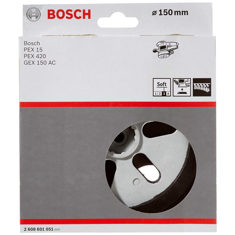 Bosch 2608601051 Grinding Plate For Gex 150 AC Soft 5.9In