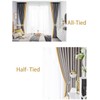FOZUBOYO Magnetic Tiebacks for Curtains, 2 Pack Sparkling Crystal Flower