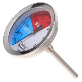 CAXUSD Bimetallic Oven Thermometer Fahrenheit Heat Indicator Accurate BBQ Temperature Gauge for Cooking Meat Design Readable Numbers for Grilling and Baking