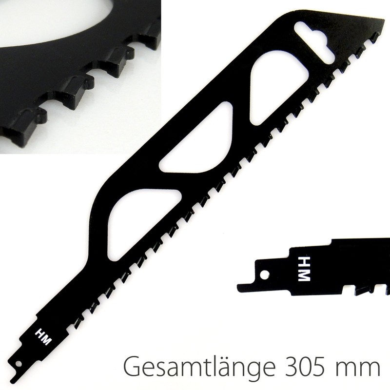 Carbide Reciprocating Saw Blade for Ytong Stones, Aerated Concrete (for
