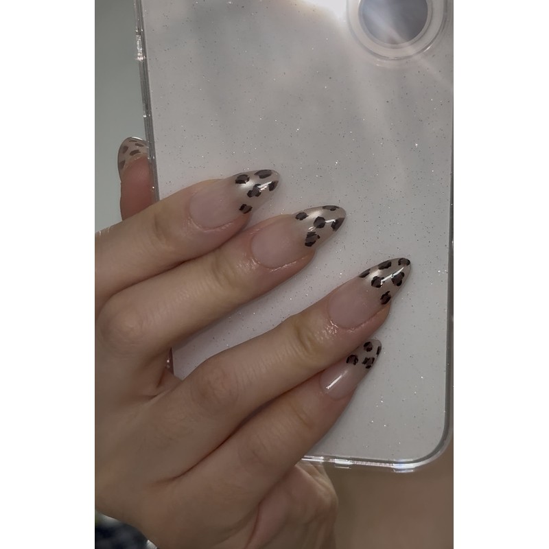 [Leopard Nail High Quality] High-quality Magnet Gra Leopard Skin -