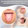 HLFLYG 4 Pack Tongue Scraper, Hygienic Seal-Pack, Professional Eliminate Bad