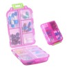 Zuihug Zuihug 1Pack Travel Pill Organizer - 10 Compartments Pill