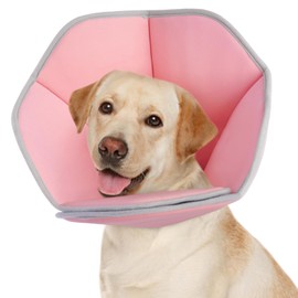 Dog Cone Collar Alternative After Surgery - Comfortable Dog Neck Recovery E-Collar for Small, Medium & Large Dogs - Post-Surgery Protective Collar, Pink XL