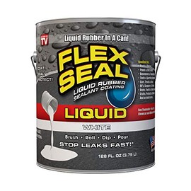 Flex Seal Liquid Rubber in a Can, 1-gal, White