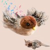 MeiXtrude Flying Bird Cat Toy, Flapping Wings Remote Control Interactive
