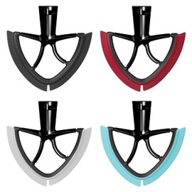 New Metro Design Beater Blade Metal TH-M Compatible with KitchenAid 4.5-5 Qt Tilt-head Stand Mixer, Black