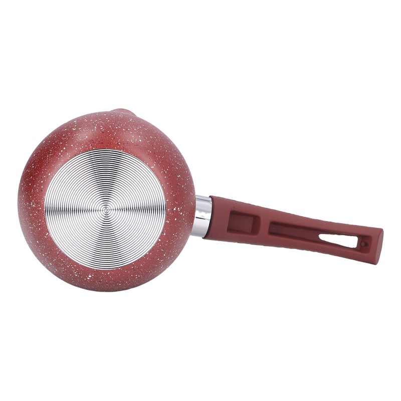 Single Handle Coffee Warmer Boiling Pot Mini Milk Pan Aluminum