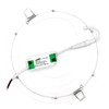 JANDEI - Downlight LED 18W Round 3000K/4200K/6000K Flat White Frosted