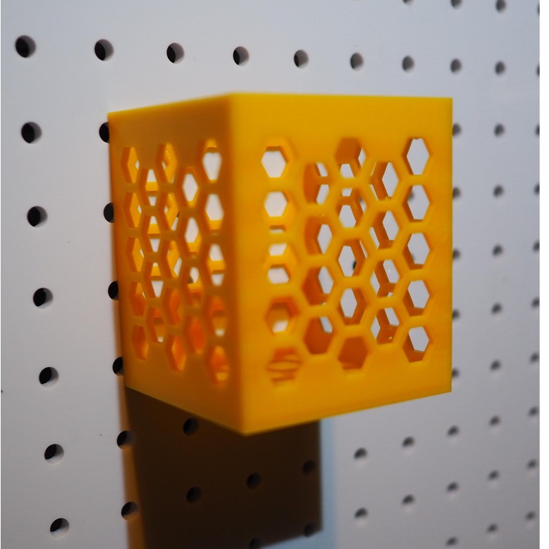 Honeycomb Storage Container For Pegboard