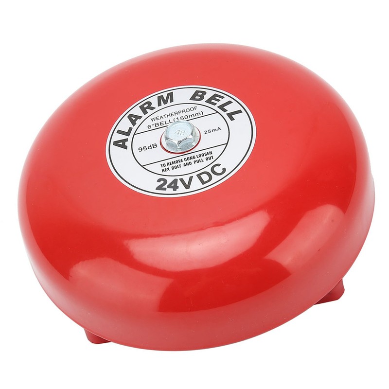 6 Inches Carbon Steel Internal Strike Type Electric Bell 95db