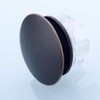 Orhemus Solid Brass Sink Overflow Cap Round Hole Cover for