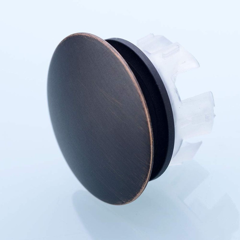 Orhemus Solid Brass Sink Overflow Cap Round Hole Cover for