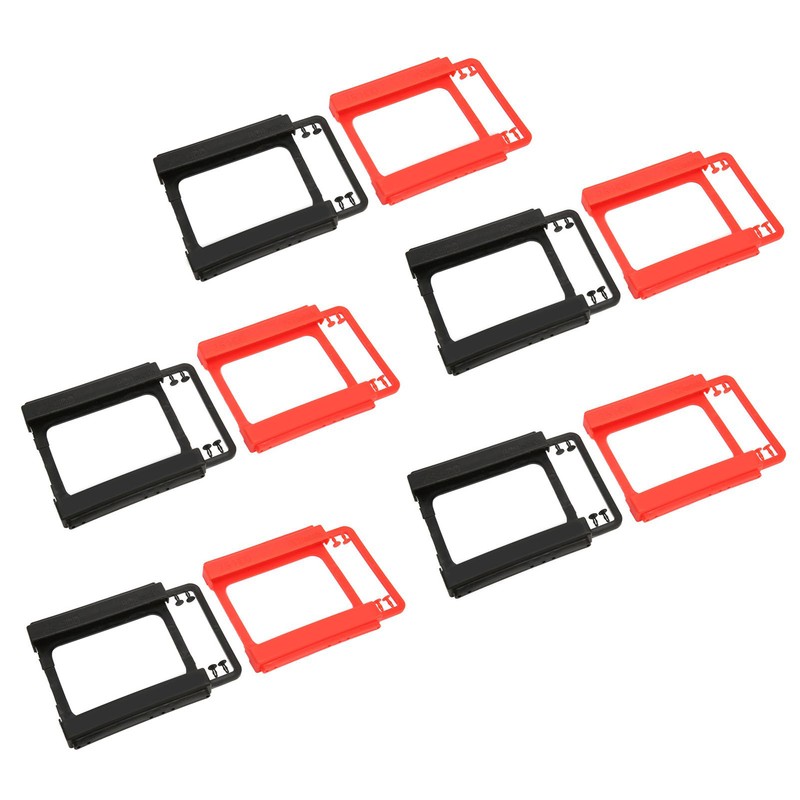10pcs Hard Drive Bracket 2.5in Heat Dissipation High Compatibility HDD