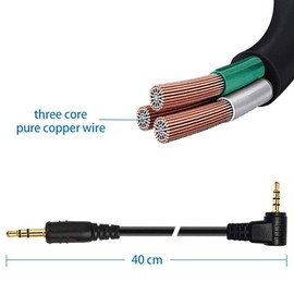 Pixel 3.5mm Off Camera Shutter Connecting Cable Cord 3.5mm-S2 Camera Connecting Plug for Sony Camera, Fit for Pixel Shutter Remote Control TW-283 Series