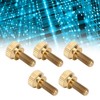 50Pcs Flat Knurled Thumb Screw Wring Round Head Pure Copper