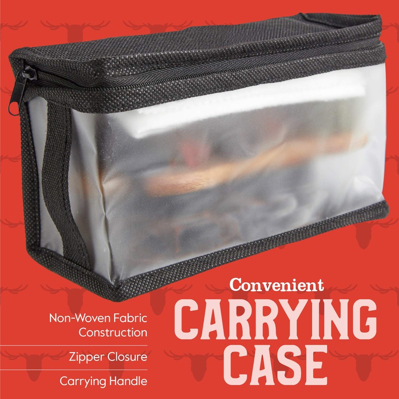 RED MOOSE Full Leather Brown Wax Shoe Polish Kit -