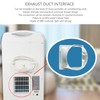 Universal Thread Air Conditioner Exhaust Hose Coupler Square to Round