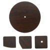 BIUDECO Wooden Clock Dial Replacement Round DIY Clock Part Sturdy