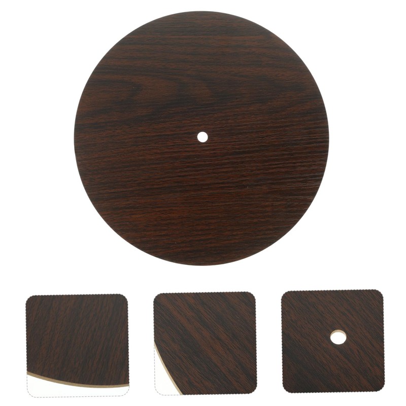 BIUDECO Wooden Clock Dial Replacement Round DIY Clock Part Sturdy