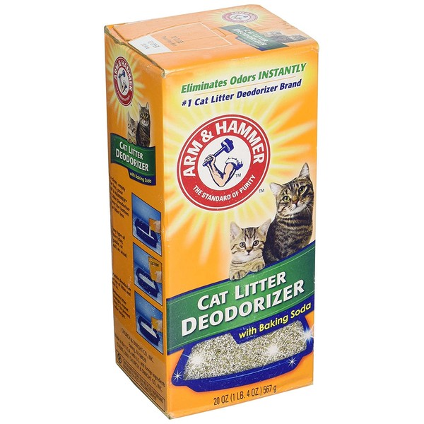 Cat Litter Deodorizer Powder with Baking Soda, 20oz