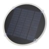 Cryfokt Round Solar Cell Panel, 12V Portable Round Solar Panel