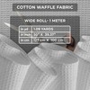 THE ART BOX Medium Weight 100% Cotton Waffle Fabric –
