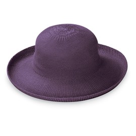 Wallaroo Women’s Victoria Sun Hat (Deep Lilac) – Wide Brim, Packable, Adjustable, Breathable, Lightweight Mesh – Comfortable All Day Sun Protection for Outdoor Summer Activities and Travel Friendly