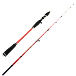 Jigginger Z: Loved by fishing enthusiast shop owners! SLJ Slow Jigging Rod [Compatible with Spinning Reel/Bait Reel, Bait Reel Dedicated] Carbon Solid, Glass Solid, Kayak SUP, Mini Boat, Rubber Boat