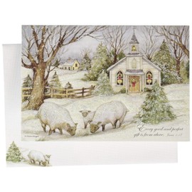 Lang Grazing Morning Petite Christmas Cards (2004533)