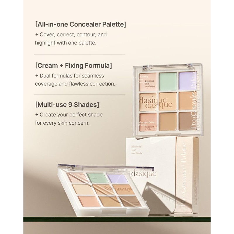 dasique Pro Concealer Palette (01 Cover) | Colour Corrector |