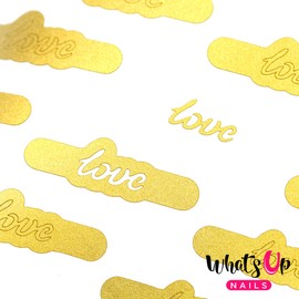 Whats Up Nails - Written With Love Nail Stencils Stickers Vinyls for Nail Art Design (1 Sheet, 20 Stencils)