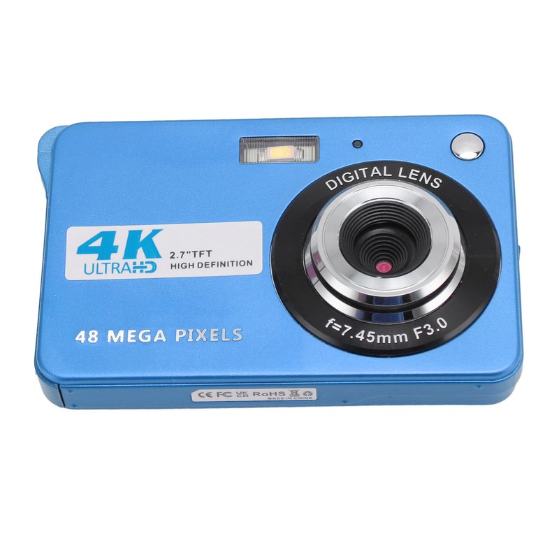 4K Digital Camera 48MP HD 2.7 Inch Screen 8X Zoom
