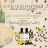 Dúo De Aceites Orgánicos Para Masaje Corporal Con Vitamina E