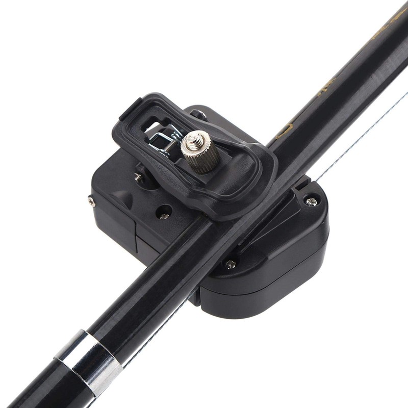 Fishing line counter, clip on fishing line counter, black. Suitable