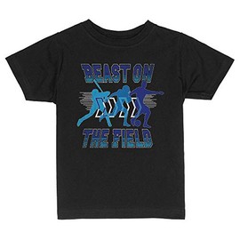 Beast On The Field Toddler Kids T-Shirt 2T Heather Grey