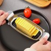 Butter & Cheese Slicer Stainless Steel Multipurpose Cheese Slicer，With Ergonomic