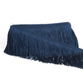 HedongHexi - Moldura de flecos, 13.5 yardas x 4 pulgadas, ribetes de tela con borlas para decoración de bricolaje, accesorios de ropa, vestido de boda latino..